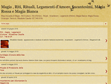 Tablet Screenshot of magiaritilegamenti.com